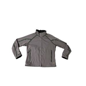Mountain Hardwear Gray Womens Size 12 Softshell Jacket Conduit Softshell